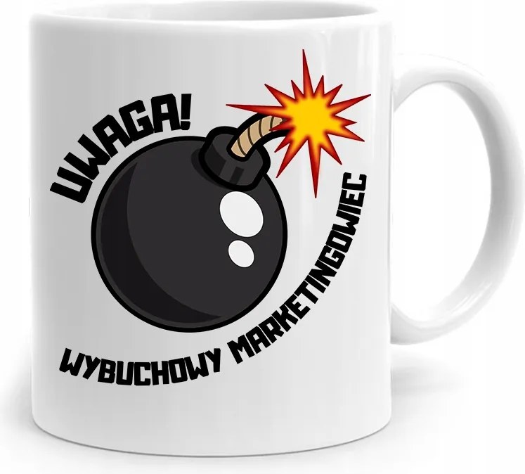 Marketingeseknek Robbanó Bögre Marketinges Nyomtatott Fényképpel