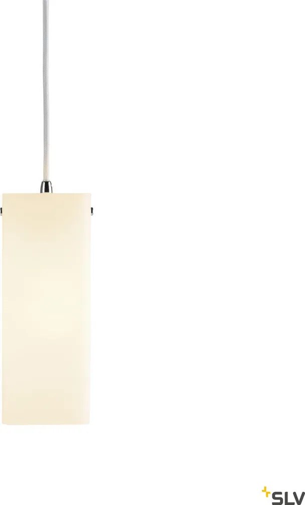 SLV 1003432 QUADRASS Modern Függesztett Lámpa Fehér, Króm E27 IP20