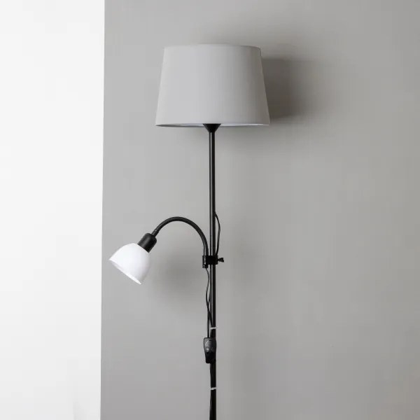 Brilagi - CERIA állólámpa 1xE27/100W/230V + 1xE14/25W fekete/szürke