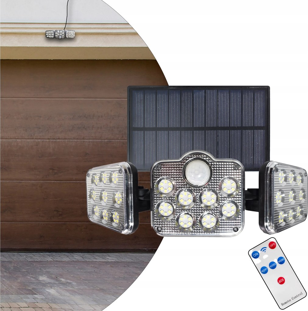 Kültéri Napelemes Kerti Lámpa Led Fényvető Flexi