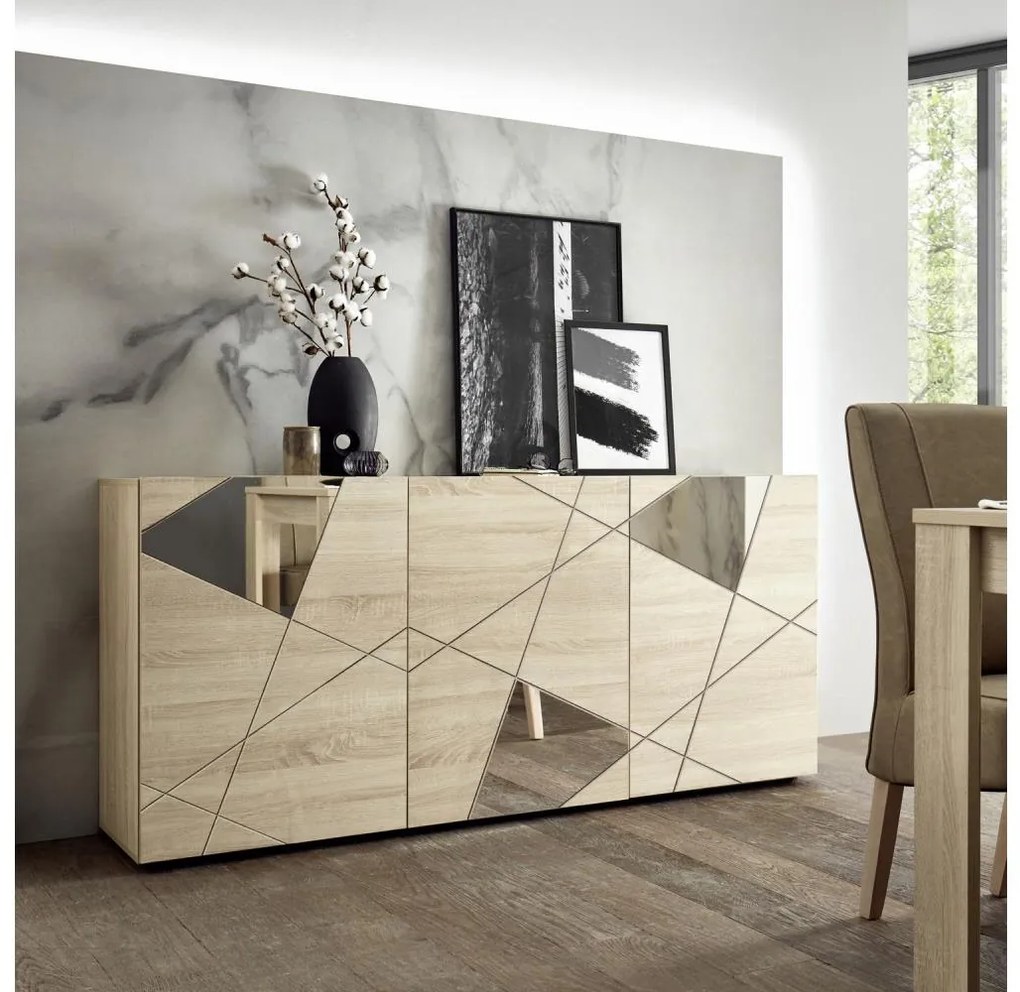 TAVRI komód, sonoma tölgy