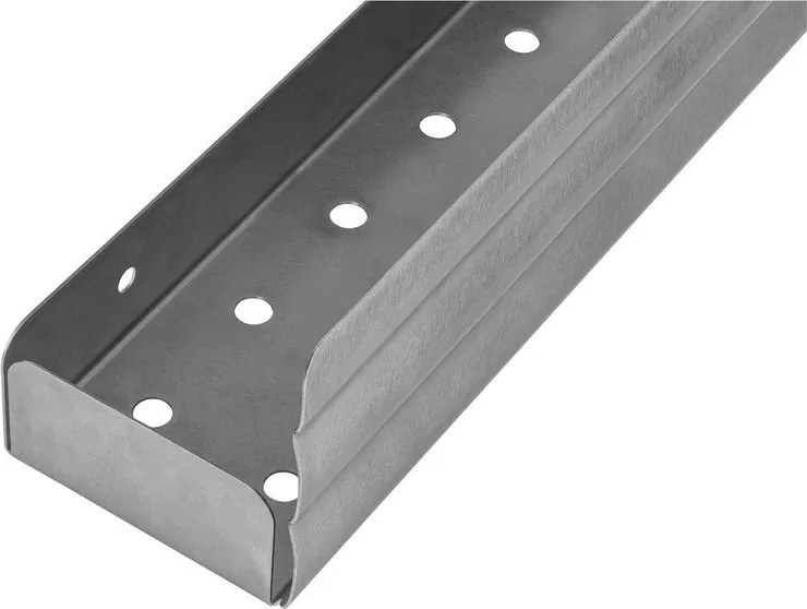 Ezüstszínű fali rozsdamentes acél fürdőszobai polc Olbi – noo.ma