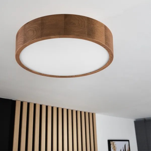 Brilagi - LED mennyezeti lámpa CARVALHO 2xE27/30W/230V tölgy-cseresznye átmérő 37 cm