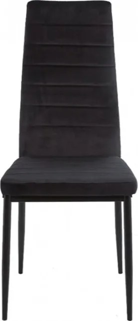 Coleta Nova bársony szék Fekete - 1 db