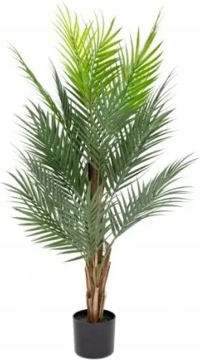 Mesterséges Areca Hawaii Pálma Cserépben Realisztikus 120cm Szép