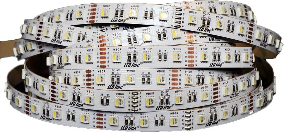 Led szalag 12V IP65 szilikon 96W RGBW+fehér 5m