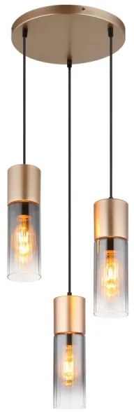 Globo 21000-3HCA - ANNIKA kábeles függeszték, 3xE27/25W/230V, átm. 30 cm