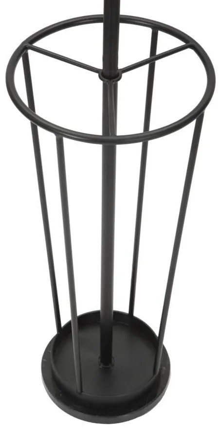 Éhség/esernyőtartó glam fekete ø 26x176cm