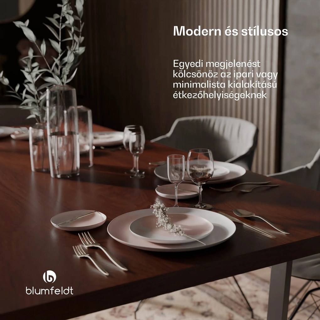 Blumfeldt Bearsdon asztallap 180 x 90 cm konyhához és étkezőhöz, Tartós rétegelt fa