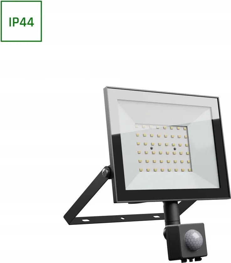 Noctis Lux 4 Fényvető 50W Ww 230V IP44 176x221x53mm Fekete Spectrum Led