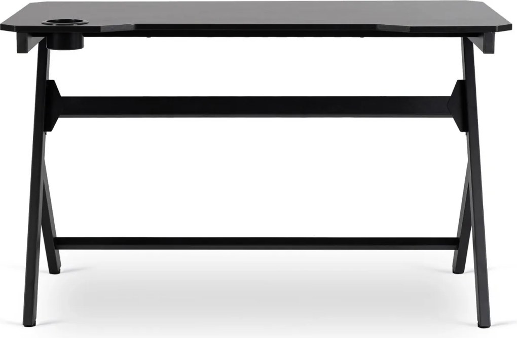 Gaming íróasztal 120 cm méretben, fekete kivitelben BLECK