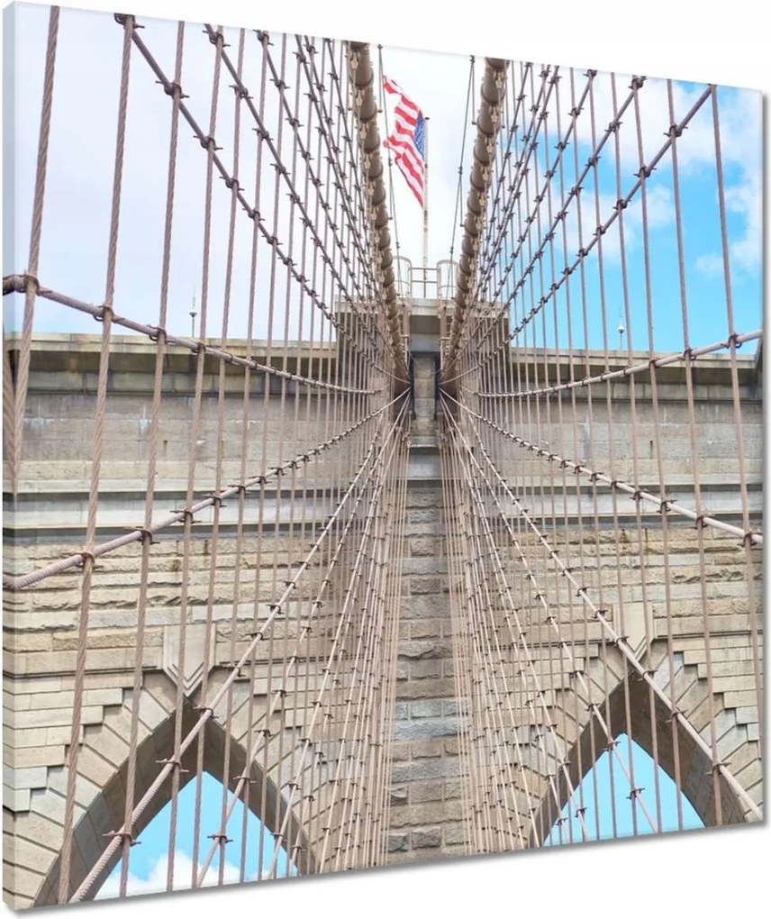 Vászonkép 60x60 Híd Építészet Tájkép