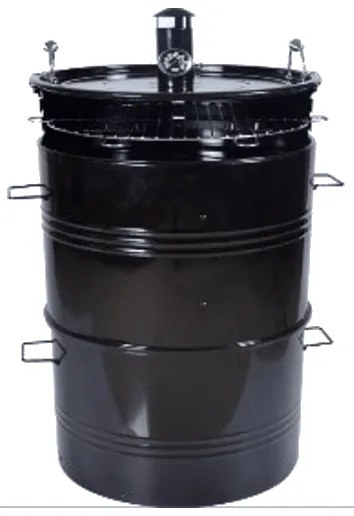PRAKTIKER FASZENES GRILL DOB 59X52X109 CM 4IN1 ACÉL