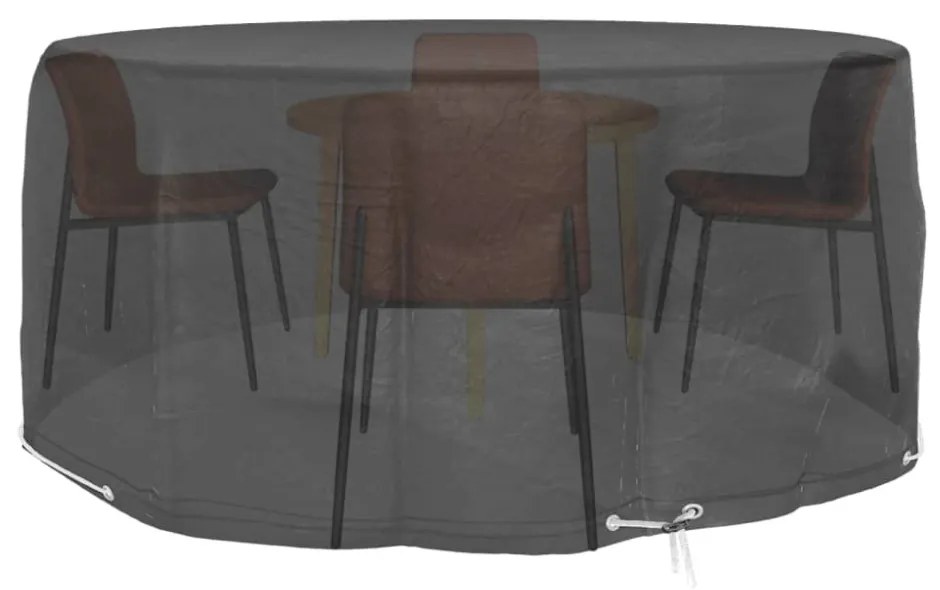 kerek kerti bútorhuzat 10 fűzőlyukkal Ø260 x 90 cm