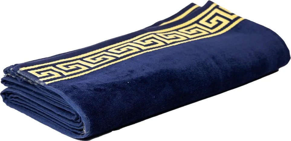 POSEIDON Strandtörölköző sötétkék 165x90cm