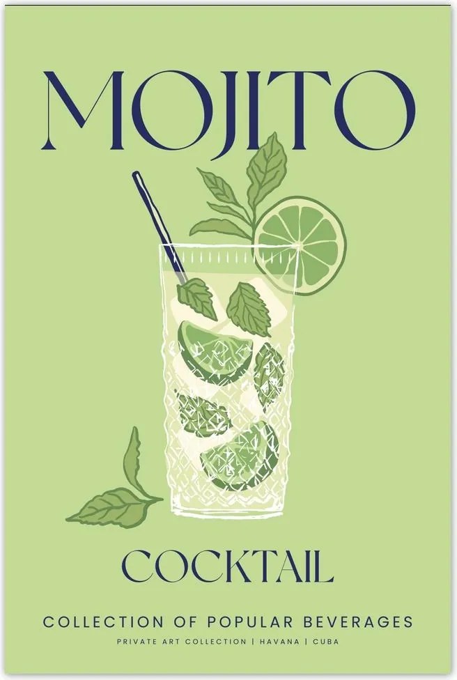 Poszterek 40x60 Mojito ital Alkoholos koktél