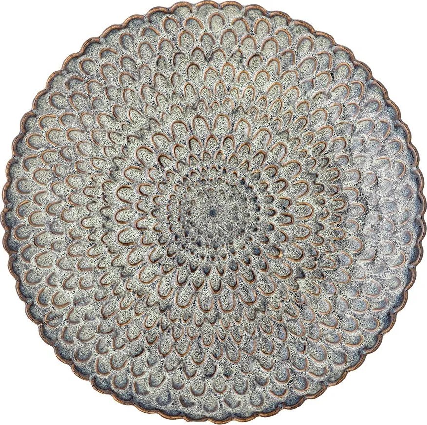 Szürke kőedény tányér készlet 4 db-os ø 26,5 cm Katrina – Bloomingville