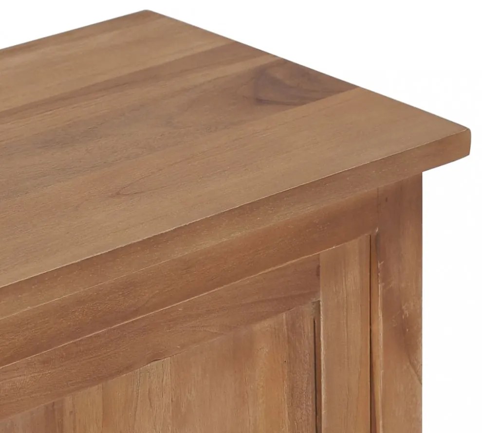 tömör tíkfa TV-szekrény 90 x 30 x 35 cm
