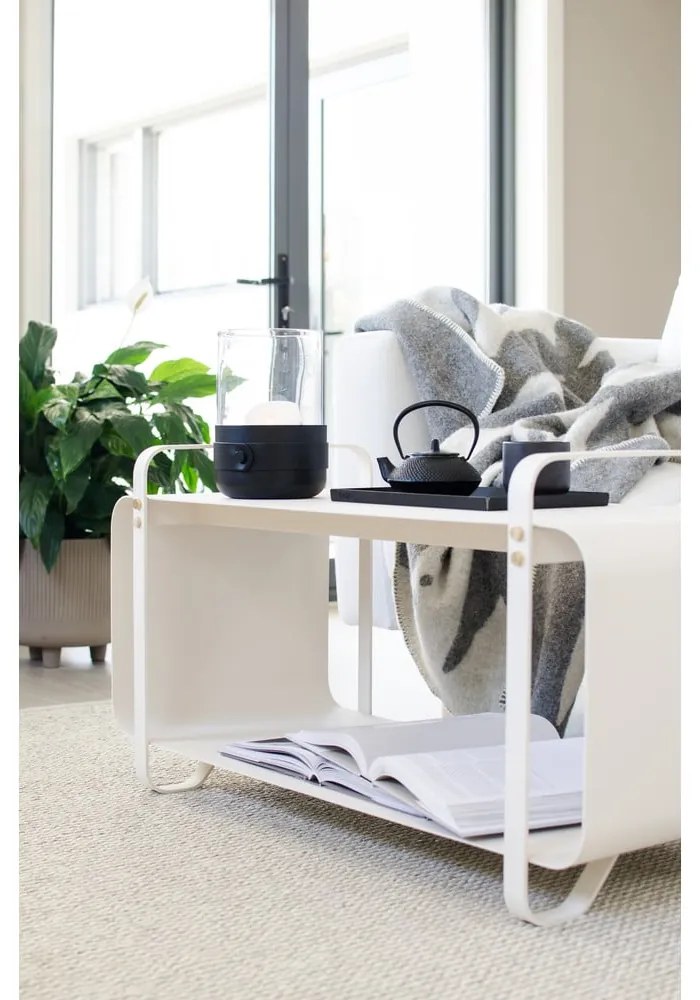 Krémszínű kültéri-beltéri futószőnyeg 70x300 cm Mono Linen Vanilla – Pappelina