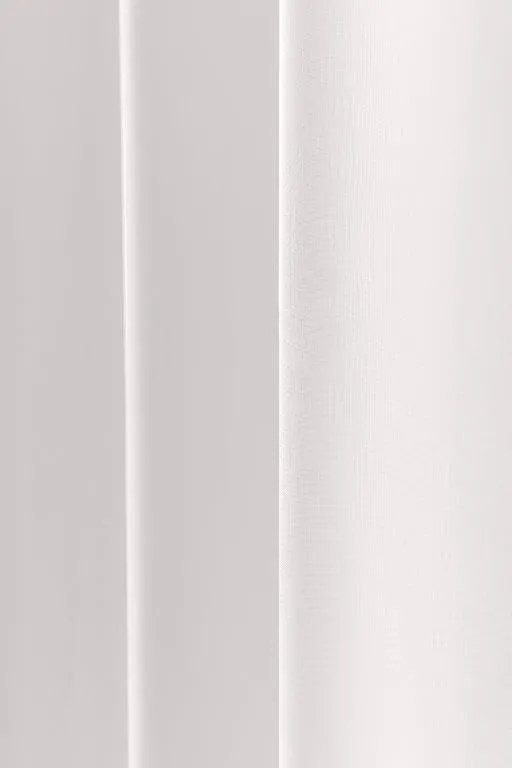 Függöny OXFORD LIGHT 140x250 cm, fehér Felfüggesztés: Hullámos sínszalag