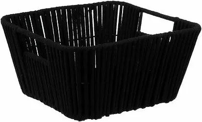 Manille tárolókosár 31x15cm fekete