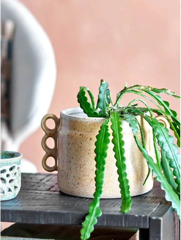 Kőedény kézzel festett kaspó ø 15 cm Souri – Bloomingville