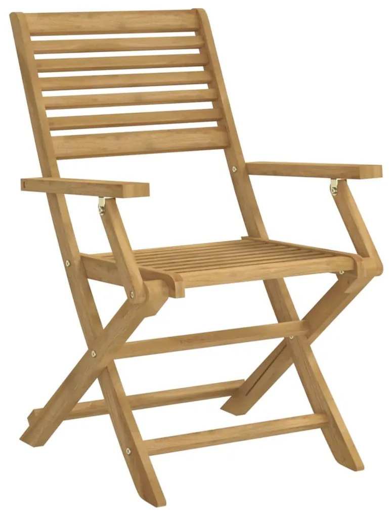 8 db összecsukható tömör akácfa kerti szék 54,5x61,5x86,5 cm
