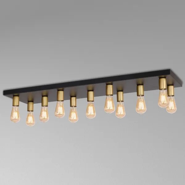 Spotlámpa FILO 11xE27/60W/230V fekete/arany