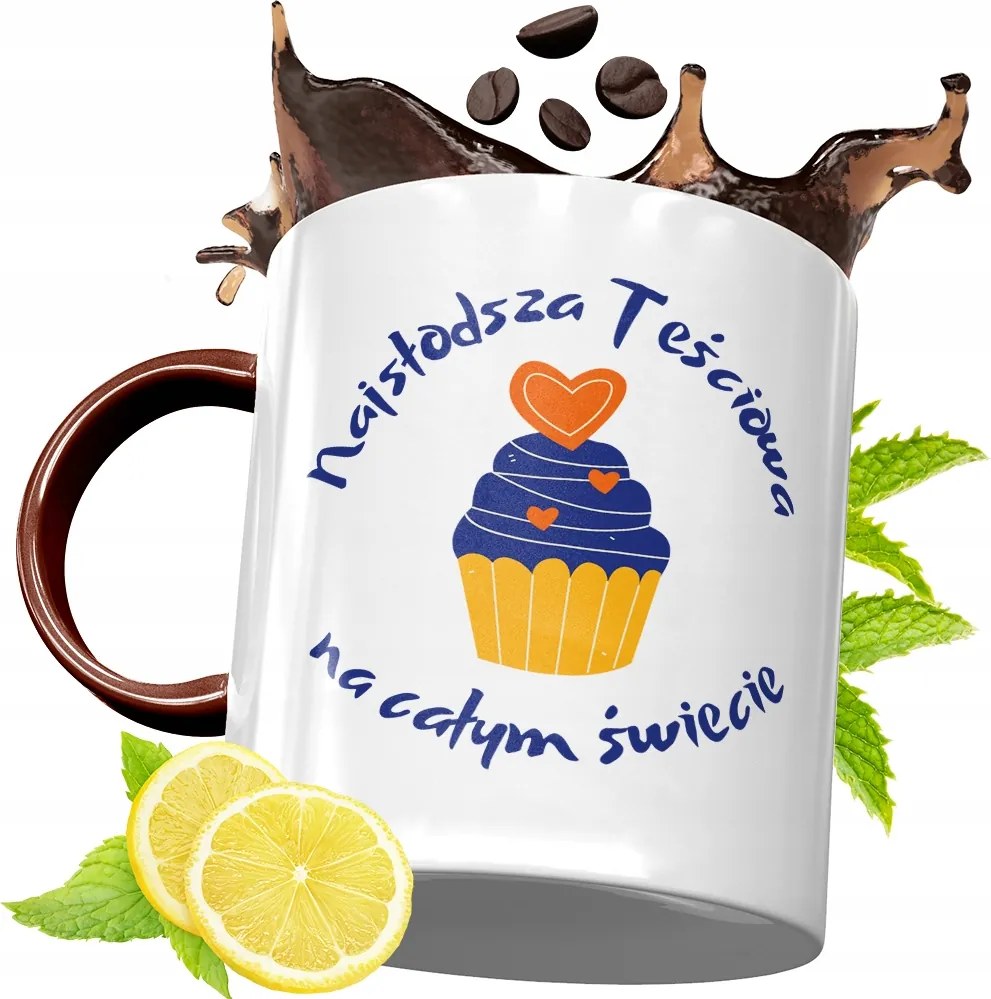 Bordó Bögre Anyósnak Születésnapra Ajándék fényképes nyomattal