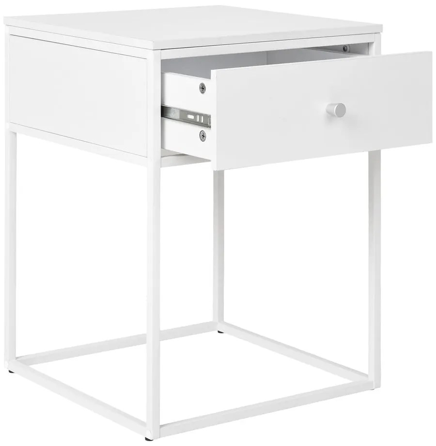 Fehér éjjeliszekrény Vita – House Nordic