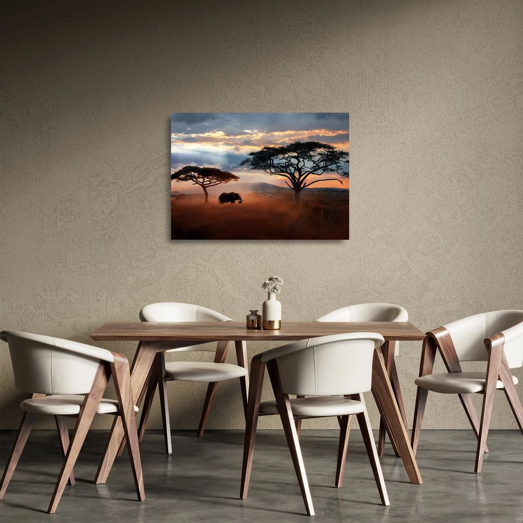 Kép - Serengeti Nemzeti Park, Tanzánia, Afrika (üvegen) (70x50 cm)