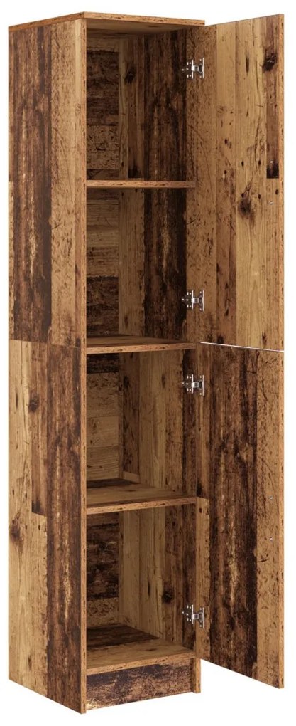 Magas Szekrény Régi fa 35 x 39 x 168 cm Faanyag