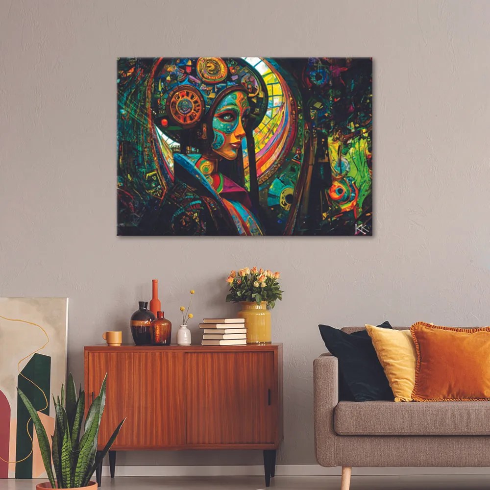 Gario Vászonkép Szürreális absztrakt nő Méret: 100 x 70 cm