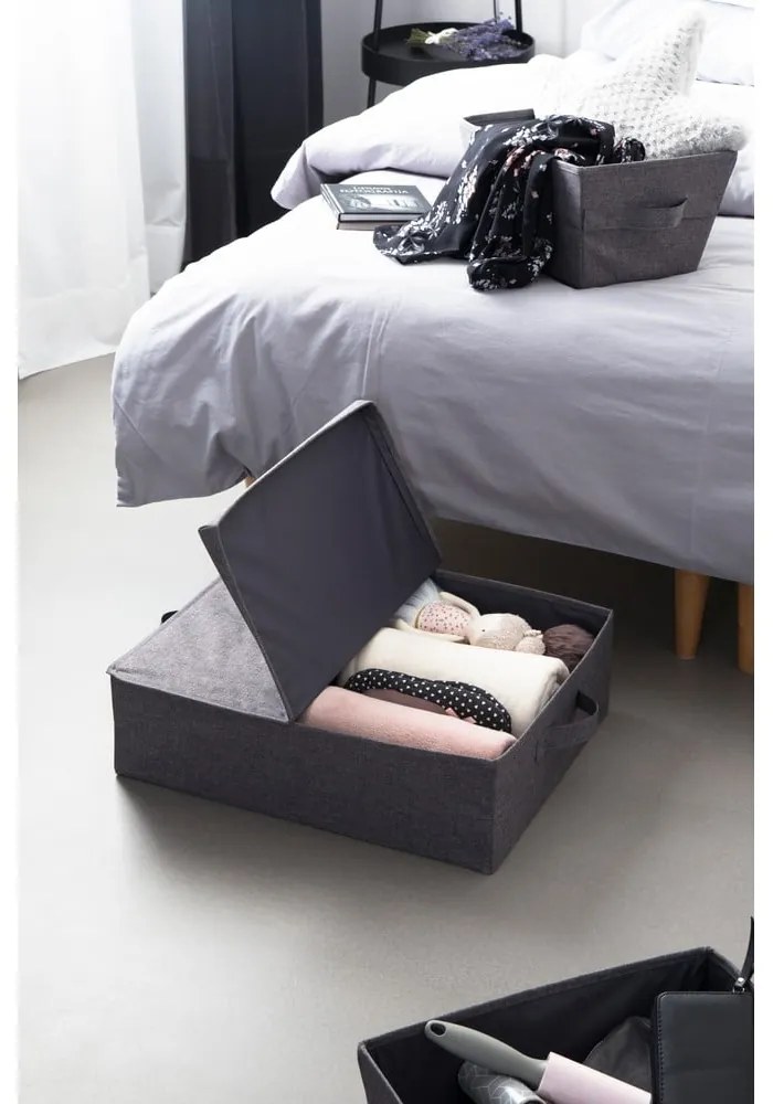 Underbed szürke tárolódoboz - Bigso Box of Sweden