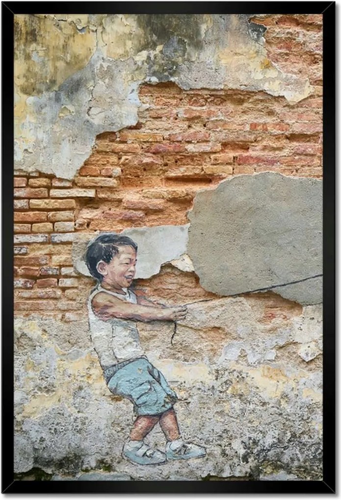 Poszterek keretben 40x60 Graffiti Utcaművészet