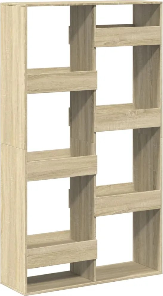vidaXL sonoma tölgy színű szerelt fa térelválasztó 100 x 33 x 175 cm