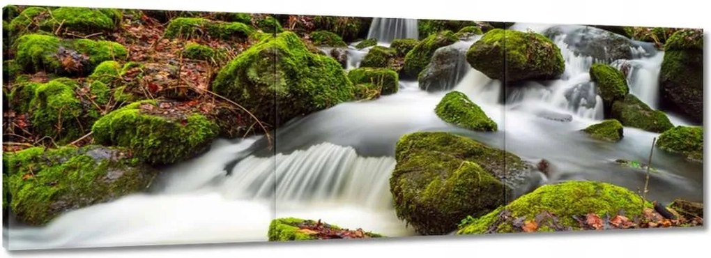 Vászonkép 120x40 Hegyi tájkép, árokpart