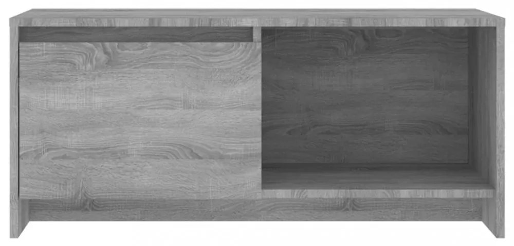 szürke sonoma színű szerelt fa TV-szekrény 90x35x40 cm