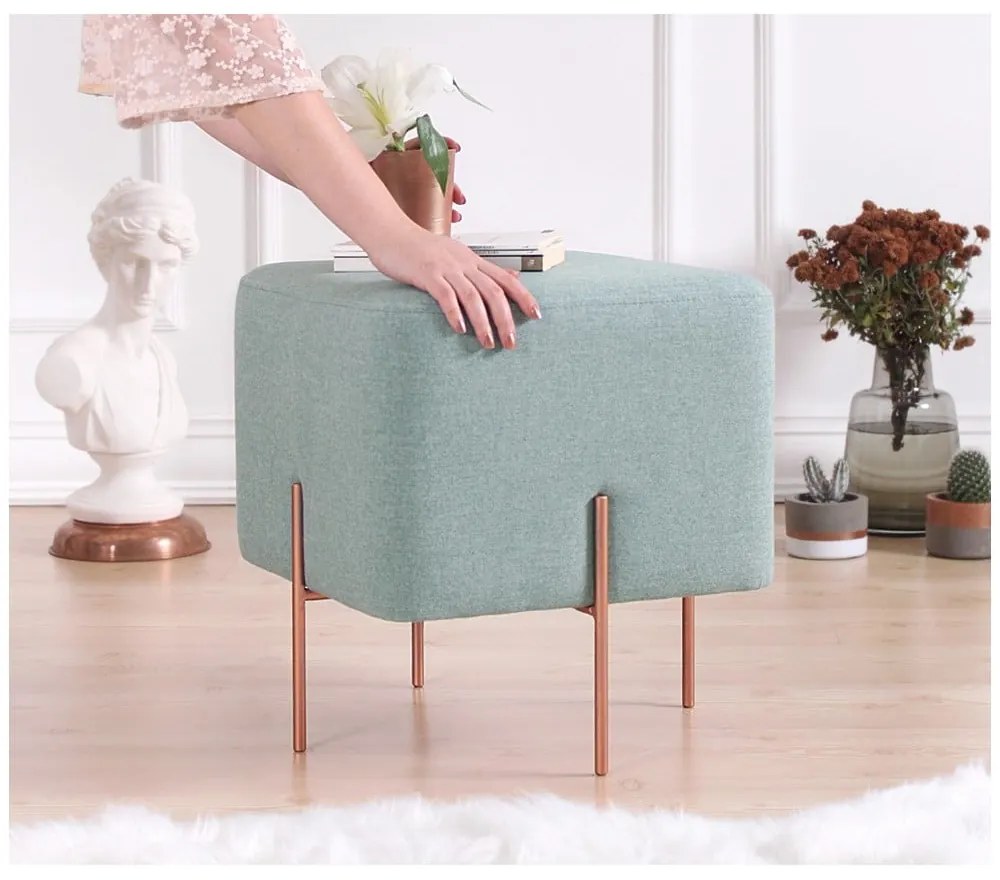 Világoskék puff Copper – Artie