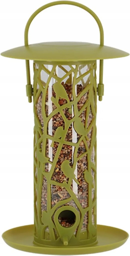 Madáretető Silos gabona adagoló Lógó dekoratív öko h23 cm