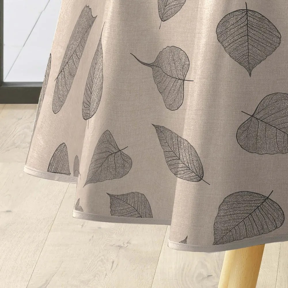 Lemosható asztalterítő ø 160 cm Feuillys – douceur d'intérieur