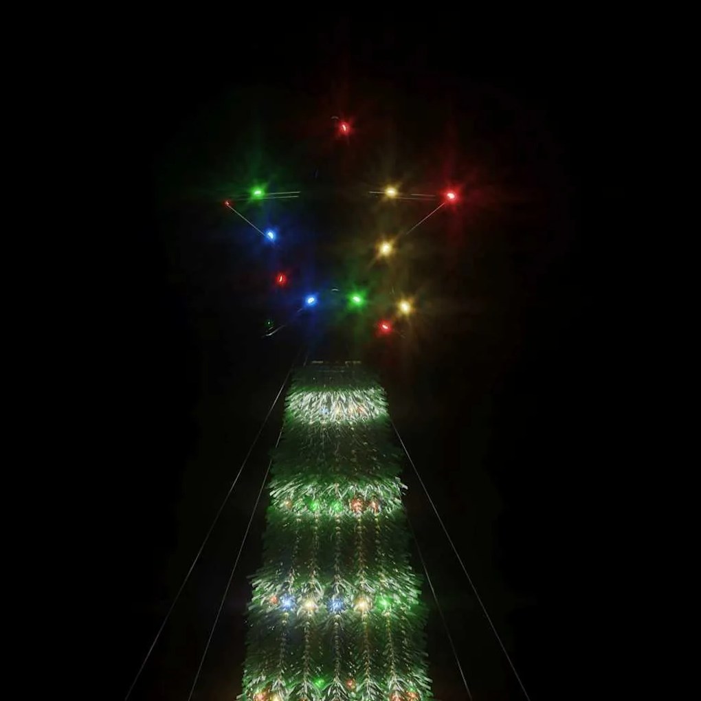 színes LED karácsonyfa 275 LED 180 cm