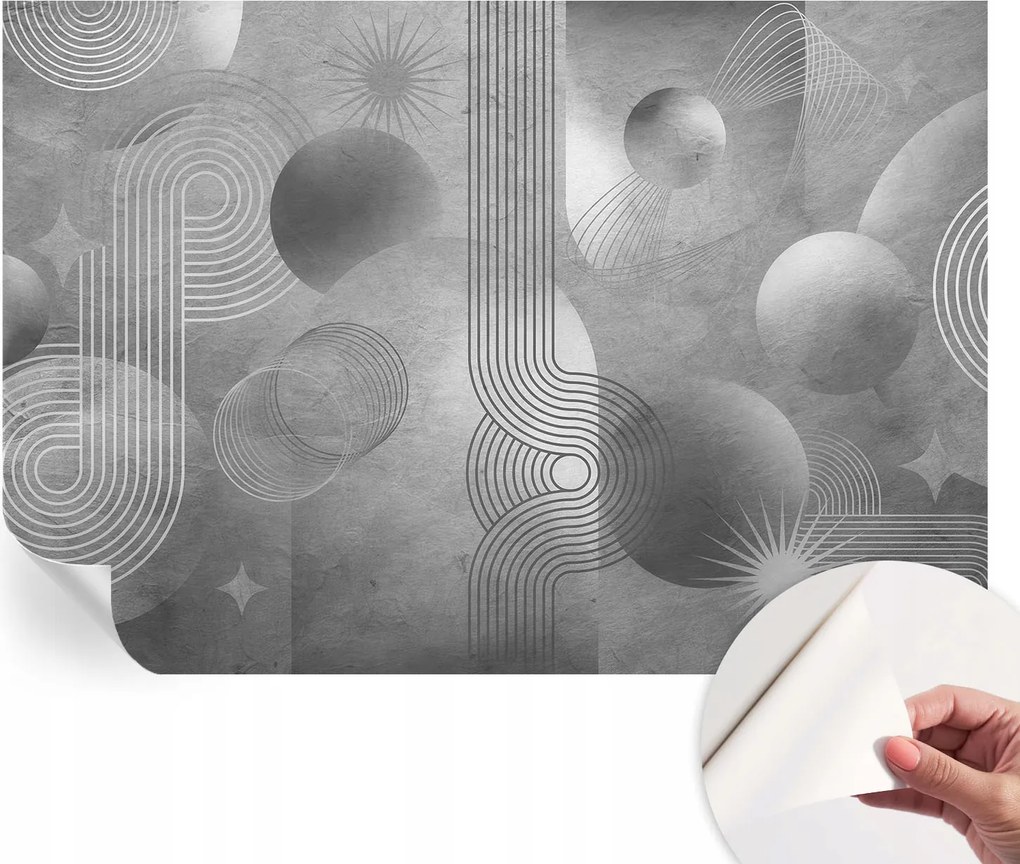 Divatos öntapadós tapéta Fali furnér Absztrakt elegancia 152x104