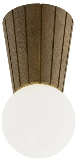 Argon 8974 - VOLANTE fürdőszobai mennyezeti lámpa 1xG9/6W/230V IP44 átm. 12 cm barna