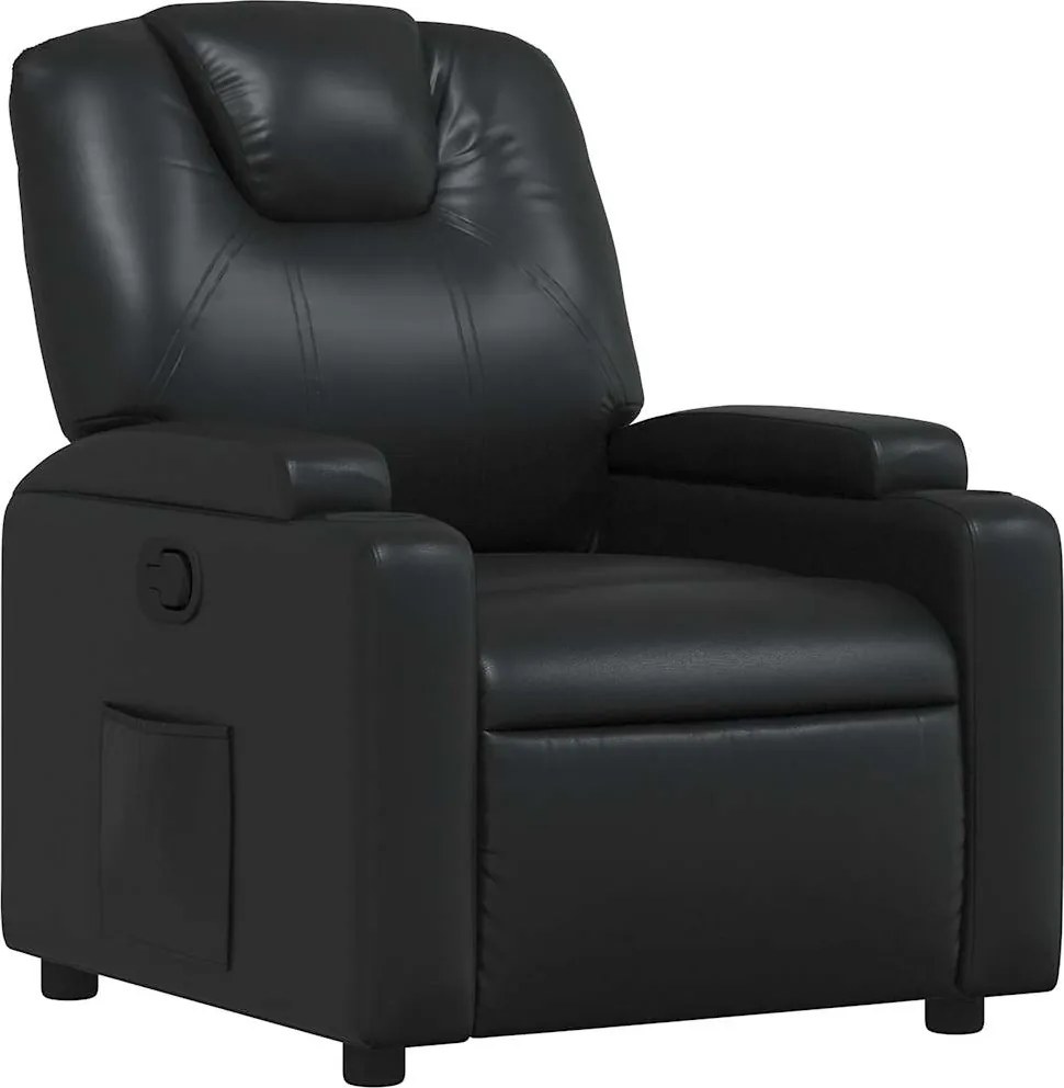 vidaXL fekete műbőr relaxfotel