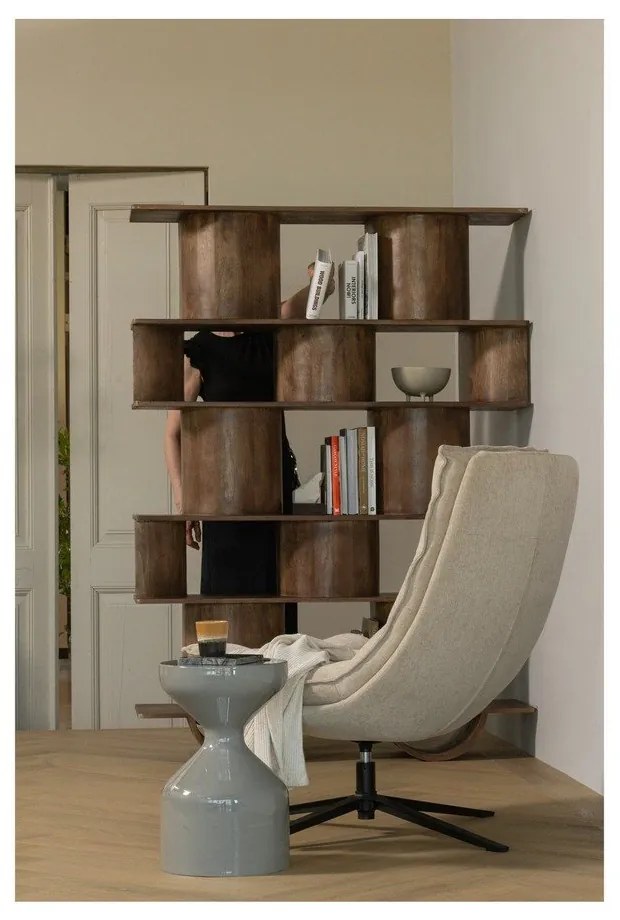 Fém kerek tárolóasztal ø 30 cm Floyd – WOOOD