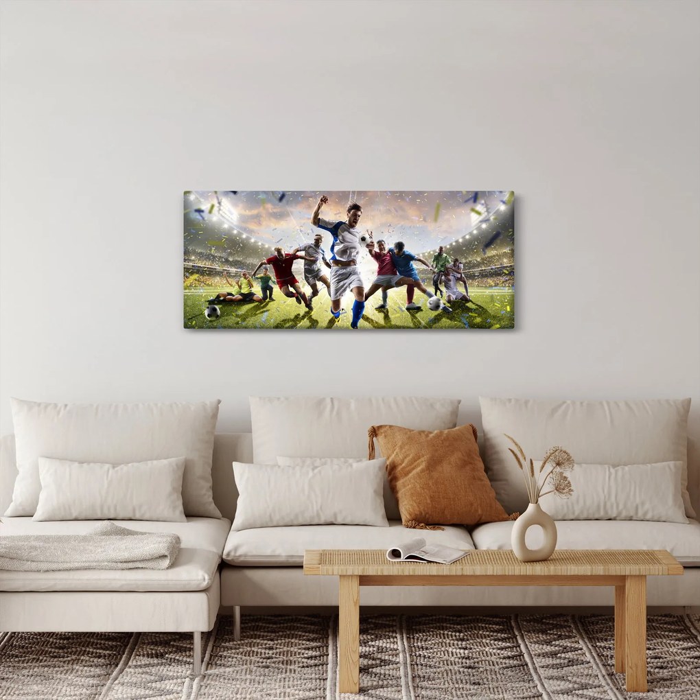 Kép - futball (120x50 cm)