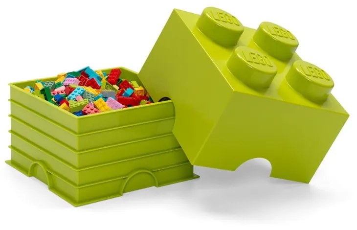 Lime-zöld tároló doboz 4 - LEGO®