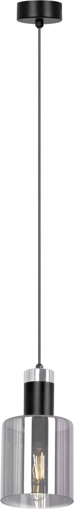 Mennyezeti lámpa függeszték fekete asztal fölé sziget étkező konyha nappali Brus