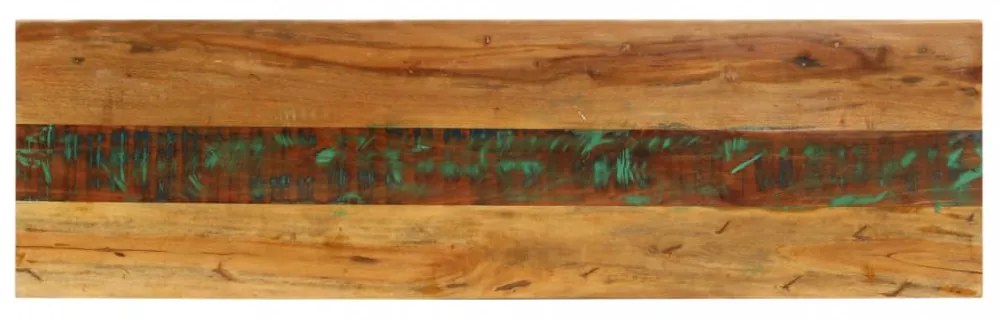 tömör újrahasznosított fa tálalóasztal 120 x 35 x 76 cm